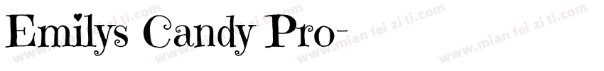 Emilys Candy Pro字体转换